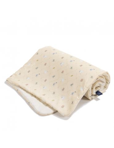 La Millou Ciepły koc bawełniany velvet L 110x140 ( BEBE MIGNON VANILLA )
