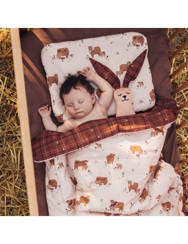 La Millou Poduszka bawełniana L 40x60 ( MOO MEADOW )