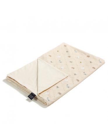 La Millou Lekki koc bawełniany velvet L 110x140 ( BEBE MIGNON VANILLA )