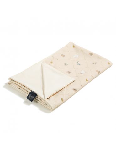La Millou Lekki koc bawełniany velvet M 80x100 ( BEBE MIGNON VANILLA )