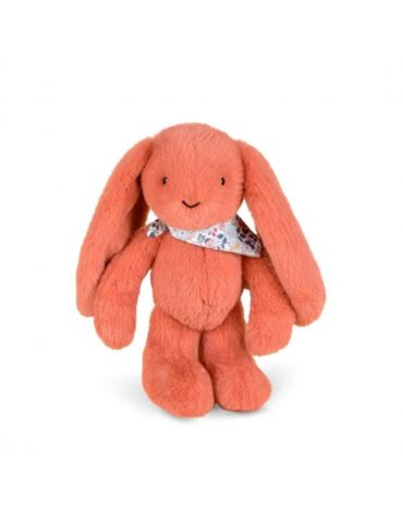 DOUDOU Pluszowy królik Lapin Fleurette Doudou et Compagnie 35 cm terakota