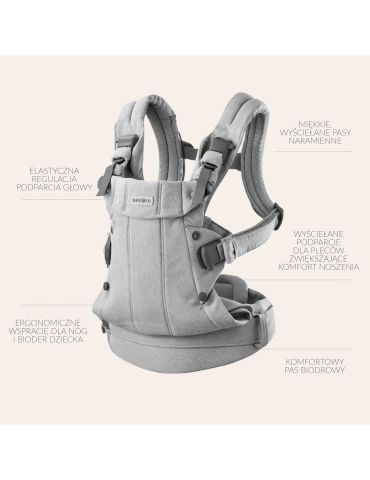 Babybjorn Nosidełko Harmony Women Light grey