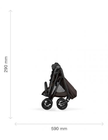 Cybex Melio Carbon wózek spacerowy Chocolate Brown
