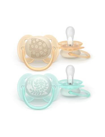 Avent Philips Smoczek uspokajający Ultra soft 0-6m ślimak