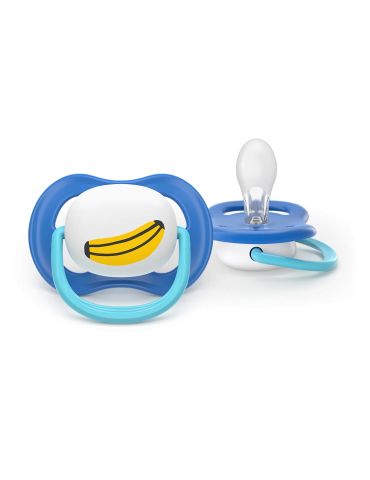 Avent Philips Smoczek uspokajający Ultra Air 6-18m banan