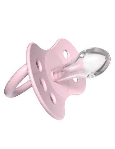 LOVI Smoczek silikonowy dynamiczny 0-2m Classy Petit Rose 2szt