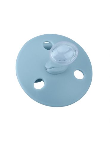 Mombella Smoczek uspokajający Grzybek Fancy Ice blue z etui 0m+