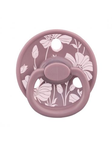 Mombella Smoczek uspokajający Grzybek Fancy Lavender fog z etui 0m+