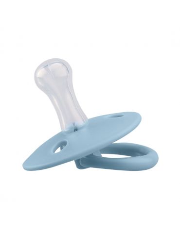 Mombella Smoczek uspokajający Grzybek Ice blue z etui 0m+