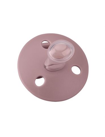 Mombella Smoczek uspokajający Grzybek Lavender fog z etui 0m+