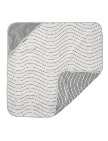 Leander Ręcznik kąpielowy z kapturkiem Organic Woodland Cool grey