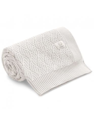 Yosoy Kocyk bambus bawełna Como White pearl