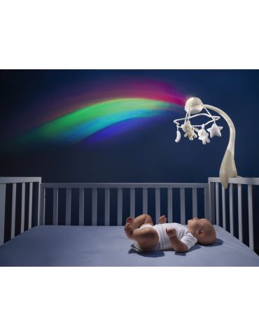 Chicco Karuzela na łóżeczko Rainbow 3w1 beżowy