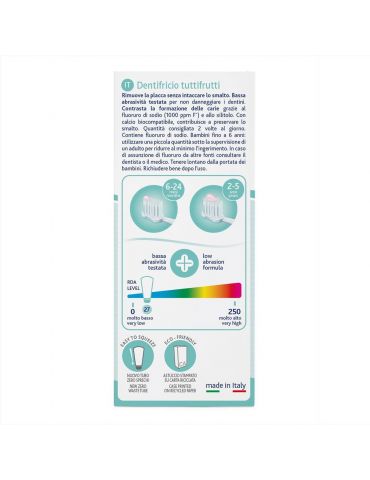 Chicco Pasta do zębów o smaku owocowy mix 50 ml z fluorem 1-5Y