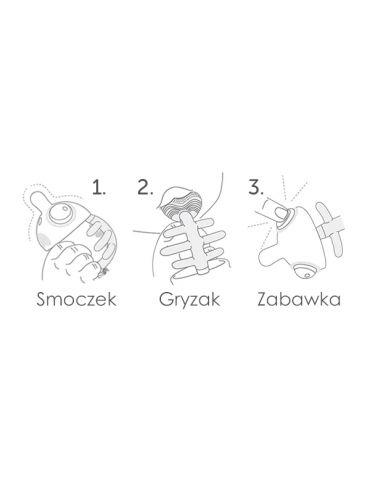 Mombella Gryzak uspokajający Rybka 3w1niebieska