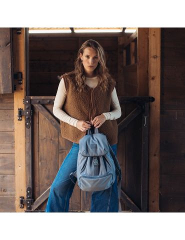 La Millou Plecak Puffer denim