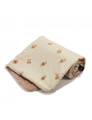 La Millou Ciepły koc bawełniany velvet L 110x140 ( Baby bear )