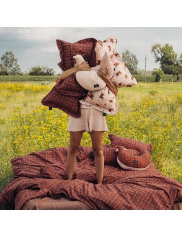 La Millou Kura Babci Dany velvet ( MOO MEADOW PLAID )