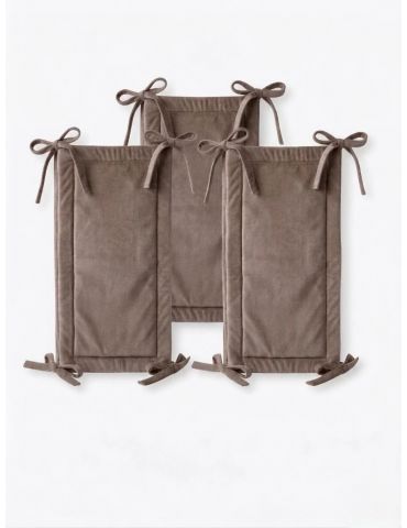 Yosoy Ochraniacz do łóżeczka modułowy 3 pack chocolate