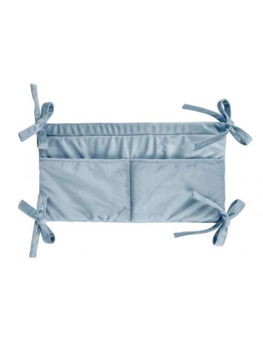 Yosoy Organizer do łóżeczka premium velvet błękitny