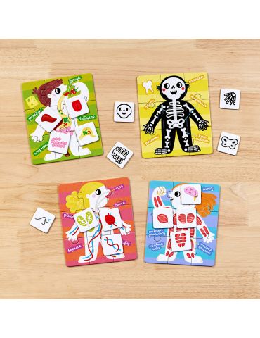 CzuCzu Puzzle Moje ciało 3+