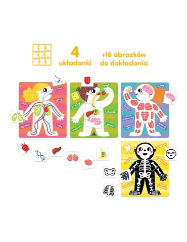 CzuCzu Puzzle Moje ciało 3+