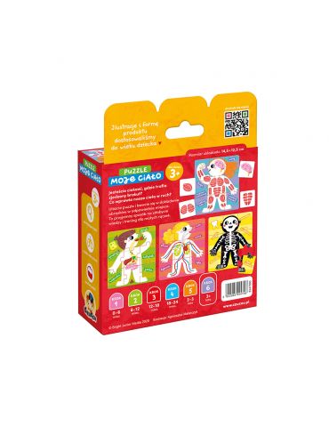 CzuCzu Puzzle Moje ciało 3+