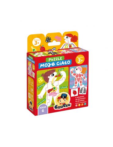 CzuCzu Puzzle Moje ciało 3+