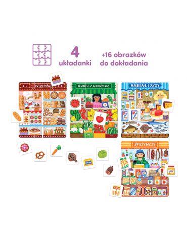 CzuCzu Puzzle Na zakupy 3+