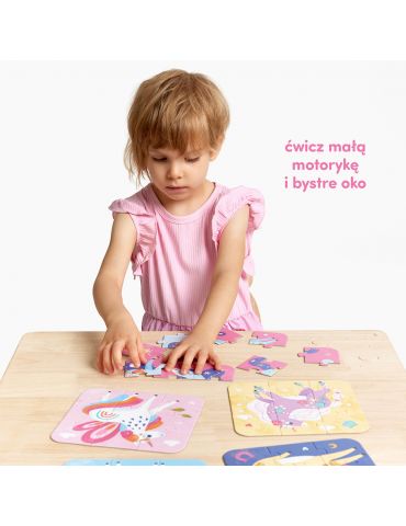 CzuCzu Puzzle Baśniowe Jednorożce 3+