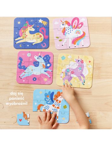 CzuCzu Puzzle Baśniowe Jednorożce 3+