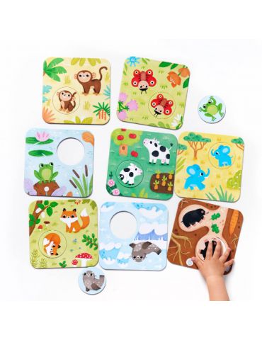 CzuCzu Puzzle z dziurką Tu mieszkam 15m+