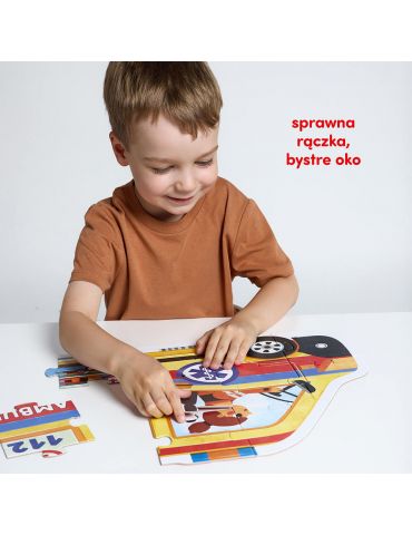 CzuCzu Moto Puzzle Karetka 2+ 3+