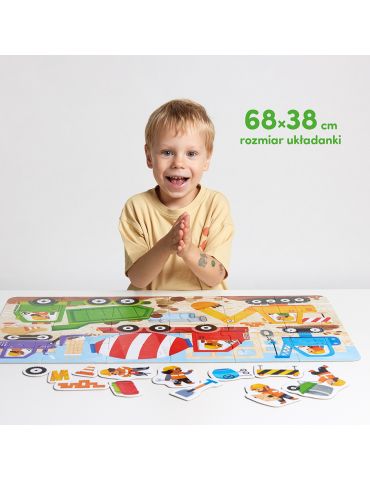 CzuCzu Moto Puzzle Na budowie 2+