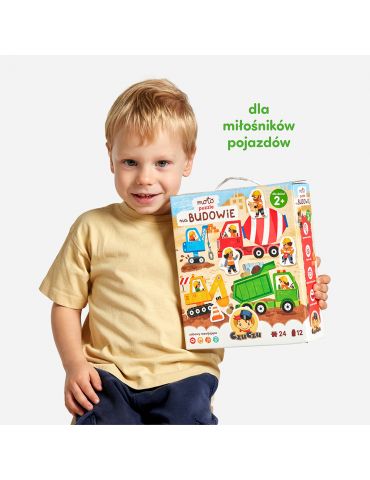 CzuCzu Moto Puzzle Na budowie 2+