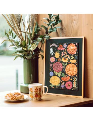 CzuCzu Puzzlove Nastrojowe kwiaty 150 elementów