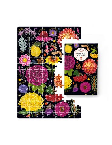 CzuCzu Puzzlove Nastrojowe kwiaty 150 elementów