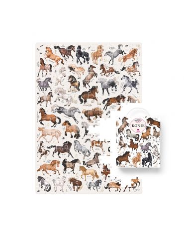 CzuCzu Puzzlove Konie 200 elementów