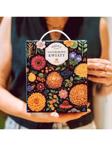 CzuCzu Puzzlove Nastrojowe kwiaty 1000 elementów