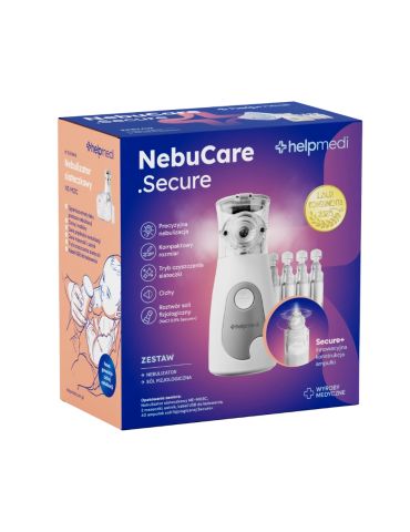 HelpMedi NebuCare Secure Nebulizator siateczkowy