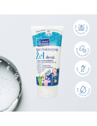 Skarb Matki Żel antybakteryjny do rąk 80ml