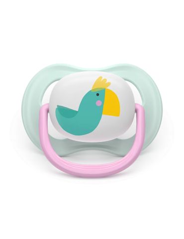 Avent Philips Smoczek uspokajający Ultra Air 0-6m Truskawka
