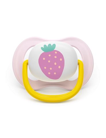 Avent Philips Smoczek uspokajający Ultra Air 0-6m Truskawka