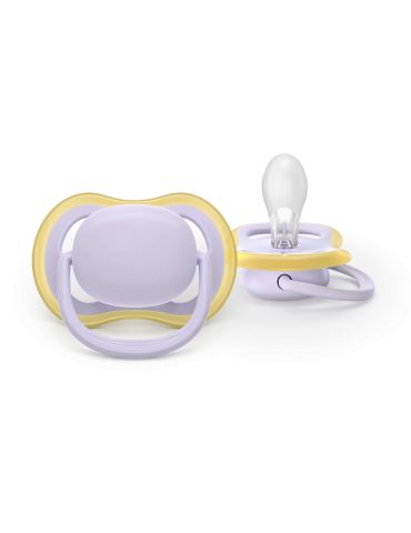 Avent Philips Smoczek uspokajający Ultra Air 0-6m Żółty