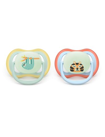 Avent Philips Smoczek uspokajający Ultra Air Night 0-6m Lemur