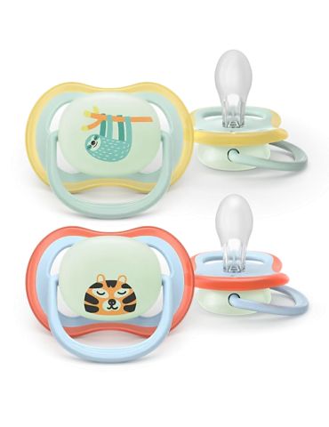 Avent Philips Smoczek uspokajający Ultra Air Night 0-6m Lemur