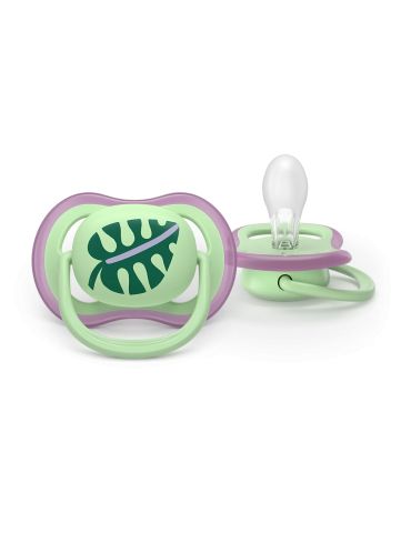 Avent Philips Smoczek uspokajający Ultra Air 6-18m liść