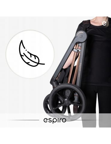 Espiro Miloo 2.0 Wózek głęboko-spacerowy 308 Excellent chocolate