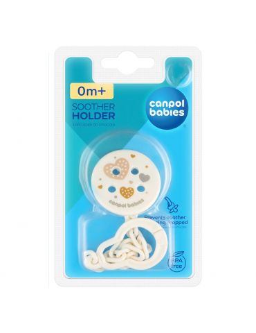 Canpol Babies Łańcuszek do smoczka Newborn baby