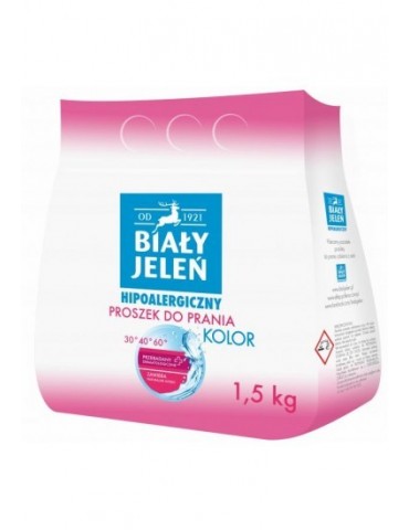 Biały jeleń proszek hipoalergiczny 1,5 kolor